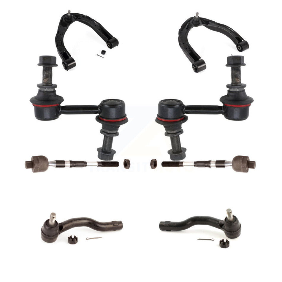 Front Control Arm Ball Joint Tie Rod End Link Kit (8Pc) For Nissan TITAN Armada INFINITI KTR-104147