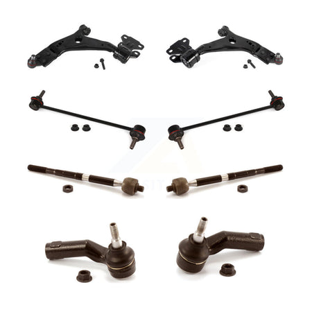 Front Control Arm & Ball Joint Tie Rod End Link Kit (8Pc) For Ford Focus Transit Connect KTR-104148