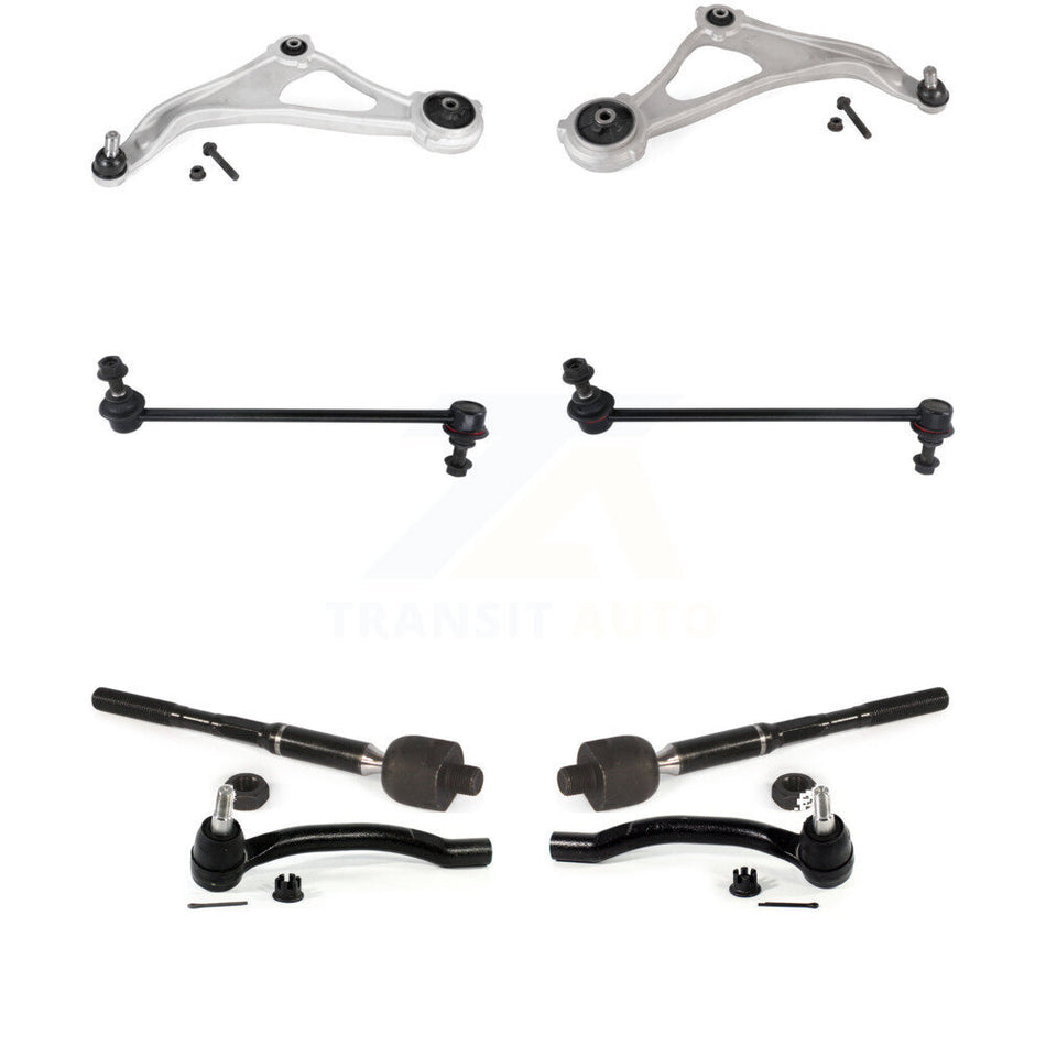 Front Suspension Control Arm And Ball Joint Assembly Steering Tie Rod End Stabilizer Bar Link Kit (8Pc) For Nissan Altima Maxima KTR-104153