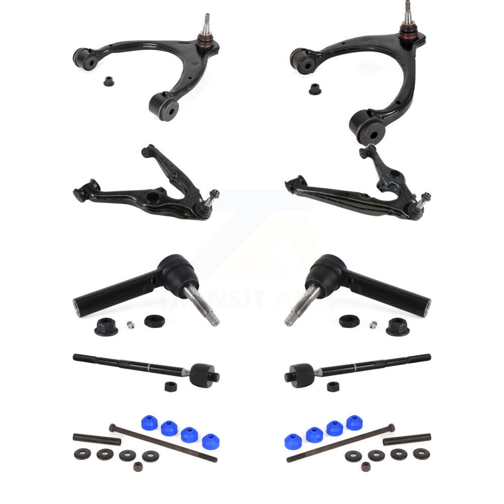 Front Control Arms Lower Ball Joints Tie Rods Link Sway Bar Kit (10Pc) For Chevrolet GMC KTR-104200