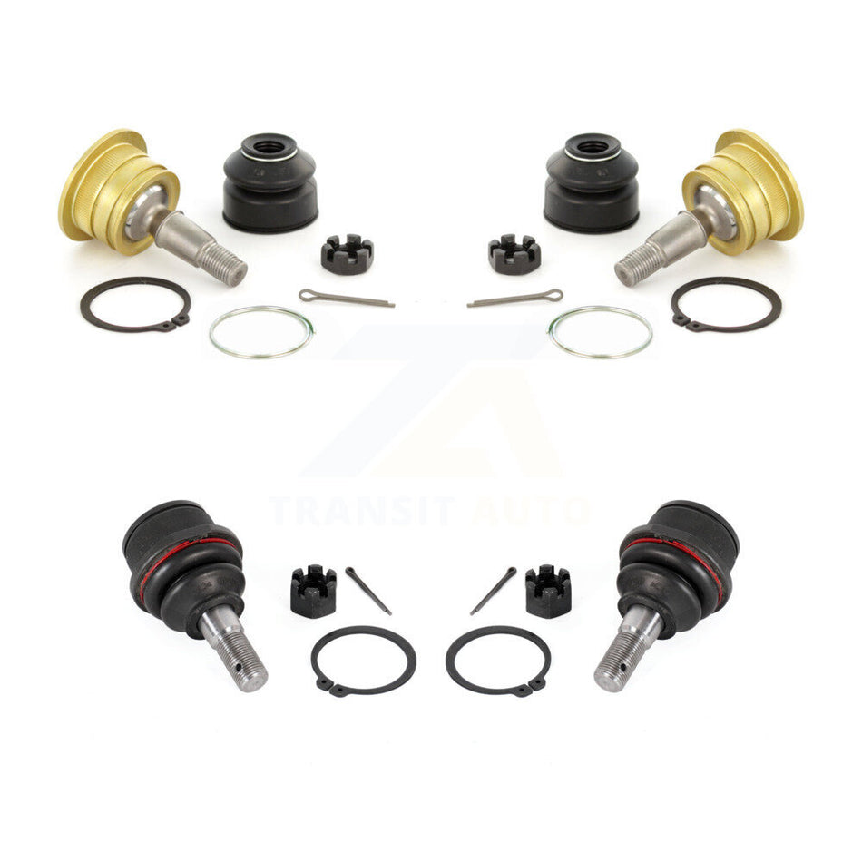 Front Lower & Upper Ball Joints Kit For Toyota Tundra Sequoia Lexus LX570 Land Cruiser KTR-104386