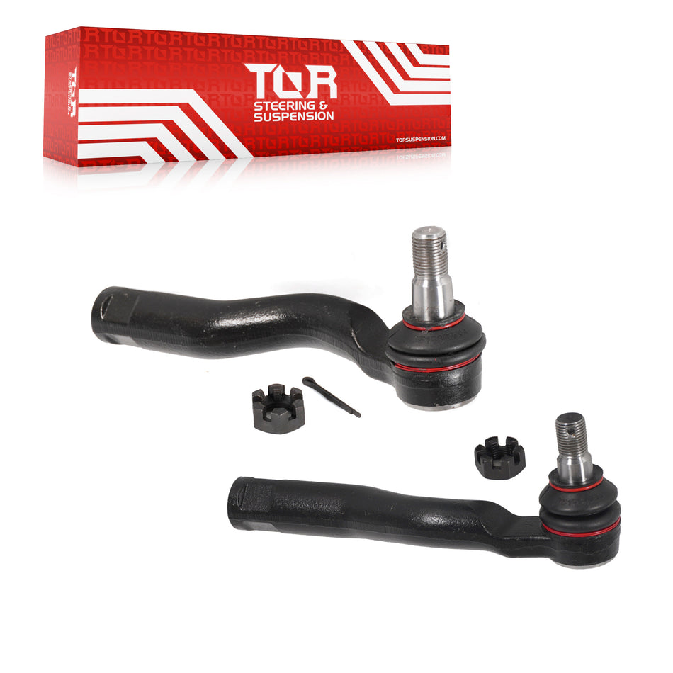 Front Outer Steering Tie Rod End Kit For Toyota Tundra Sequoia KTR-104426