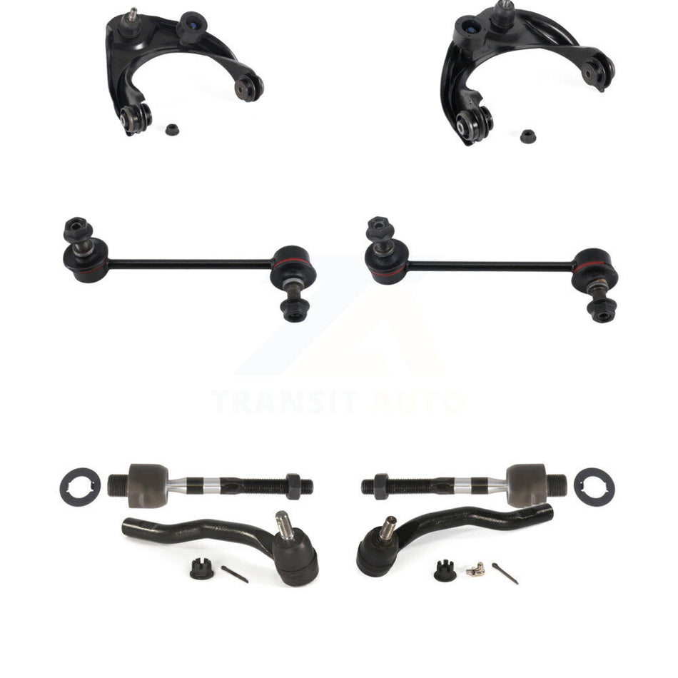 Front Suspension Control Arm & Ball Joint Assembly Tie Rod End Link Kit (8Pc) For Mazda 6 KTR-104445