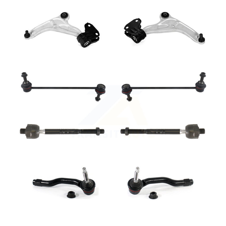 Front Control Arm & Ball Joint Tie Rod End Link Kit (8Pc) For Ford Edge Lincoln Nautilus KTR-104458