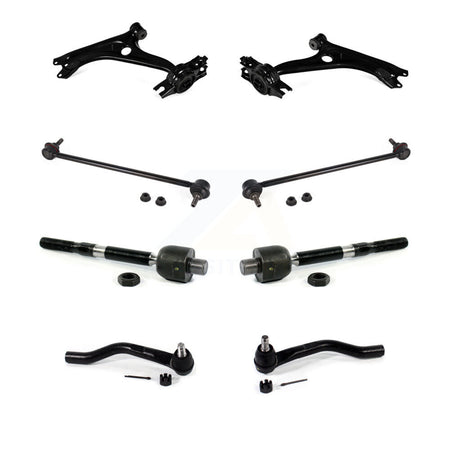 Front Suspension Control Arm And Ball Joint Tie Rod End Link Kit (8Pc) For Honda Civic KTR-104465