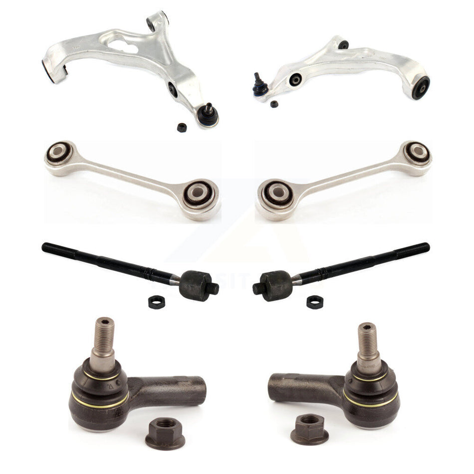 Front Suspension Control Arm & Ball Joint Tie Rod End Link Kit (8Pc) For Porsche Cayenne KTR-104471