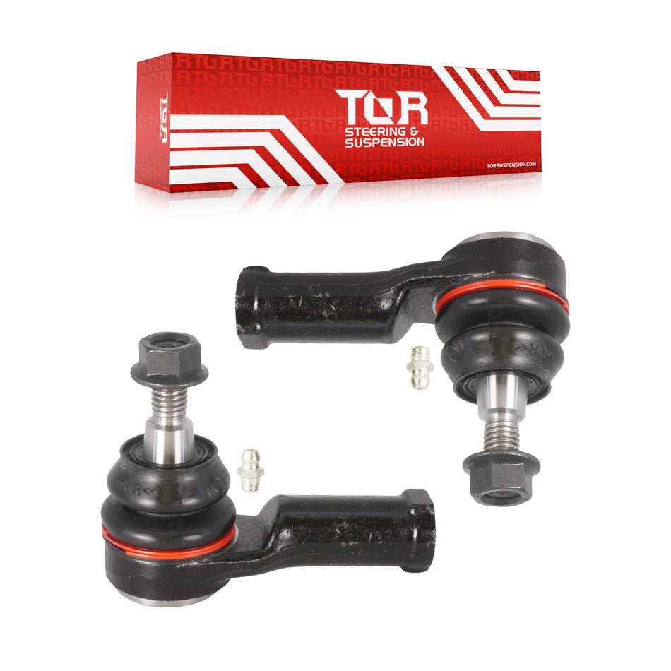 Front Outer Steering Tie Rod End Pair For 2010-2013 Ford Transit Connect KTR-104592