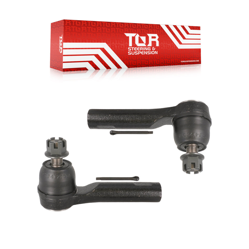 Front Outer Steering Tie Rod End Pair For Honda CR-V CR-Z KTR-104604