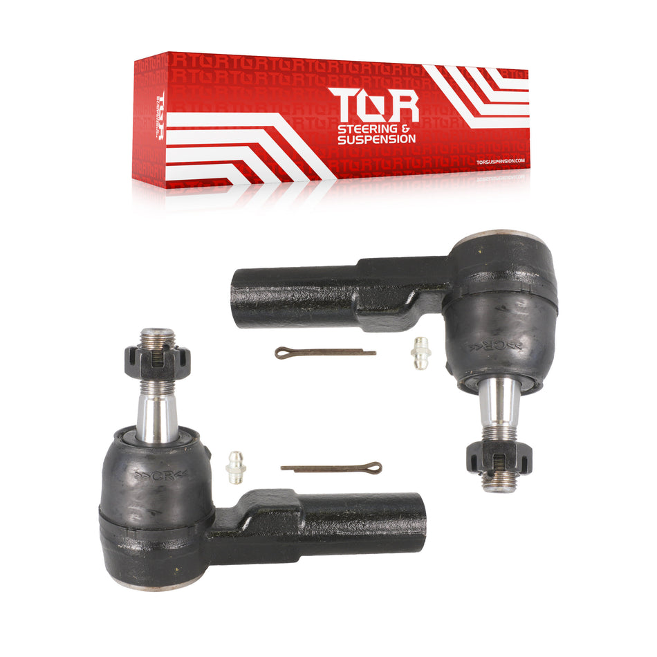 Front Outer Tie Rod End Pair For Buick Lucerne Cadillac LeSabre DTS DeVille Seville Park KTR-104616