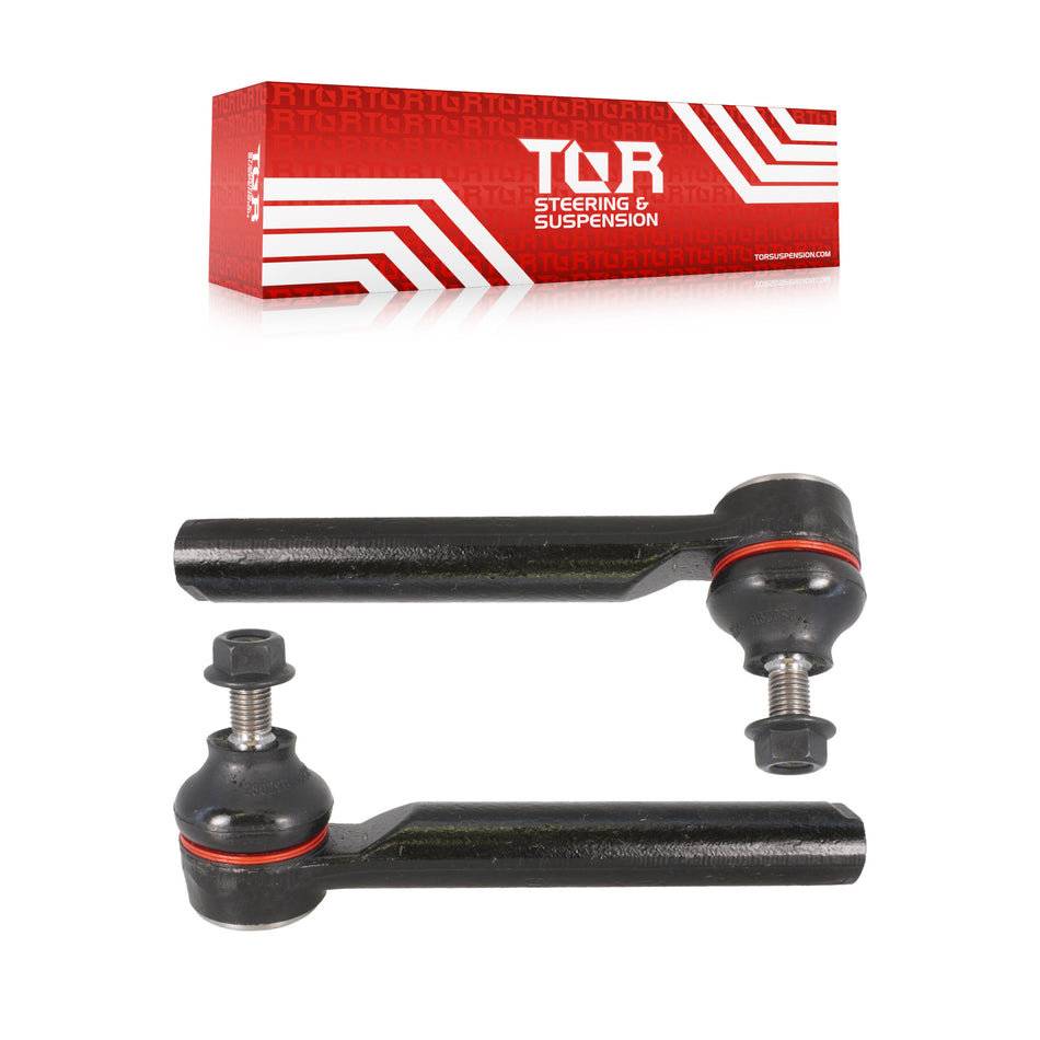 Front Outer Steering Tie Rod End Pair For 2012-2019 Fiat 500 KTR-104621