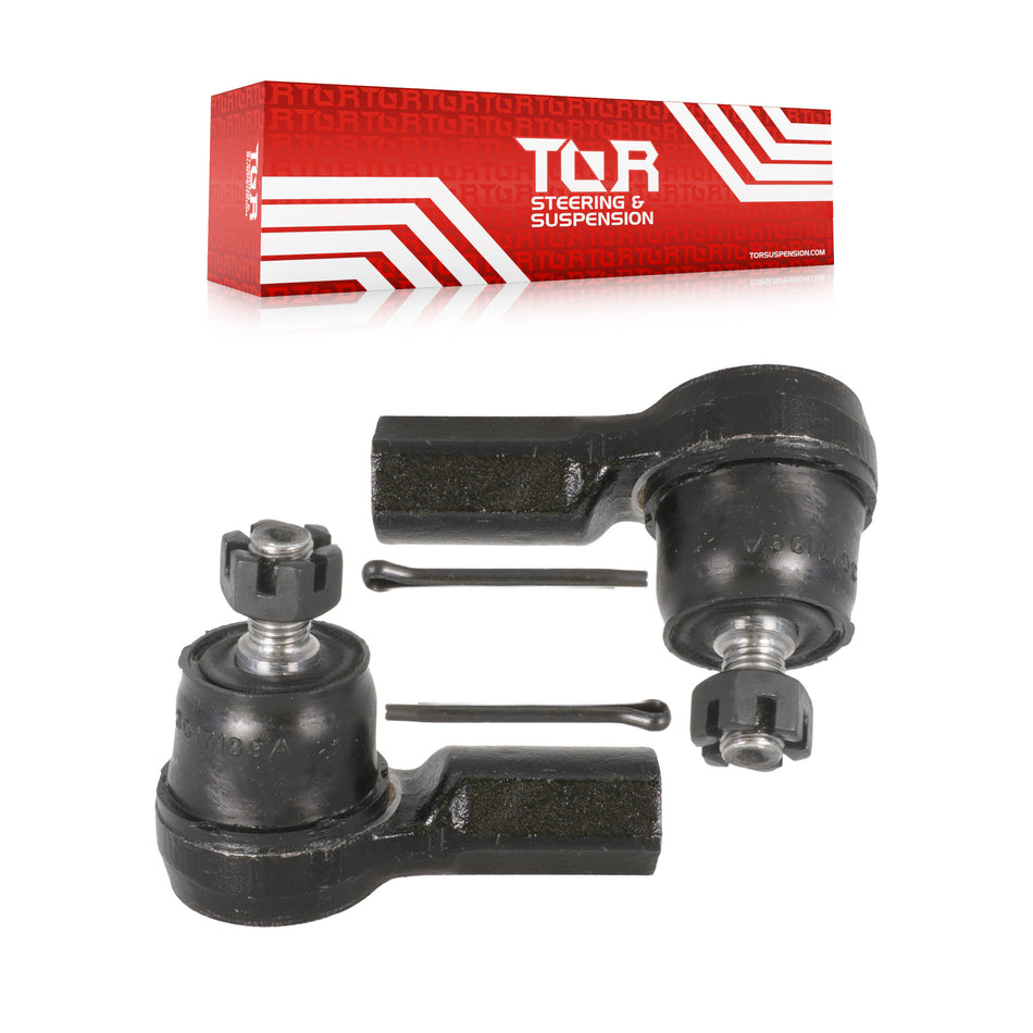 Front Outer Steering Tie Rod End Pair For Honda Civic CR-V Acura EL KTR-104630