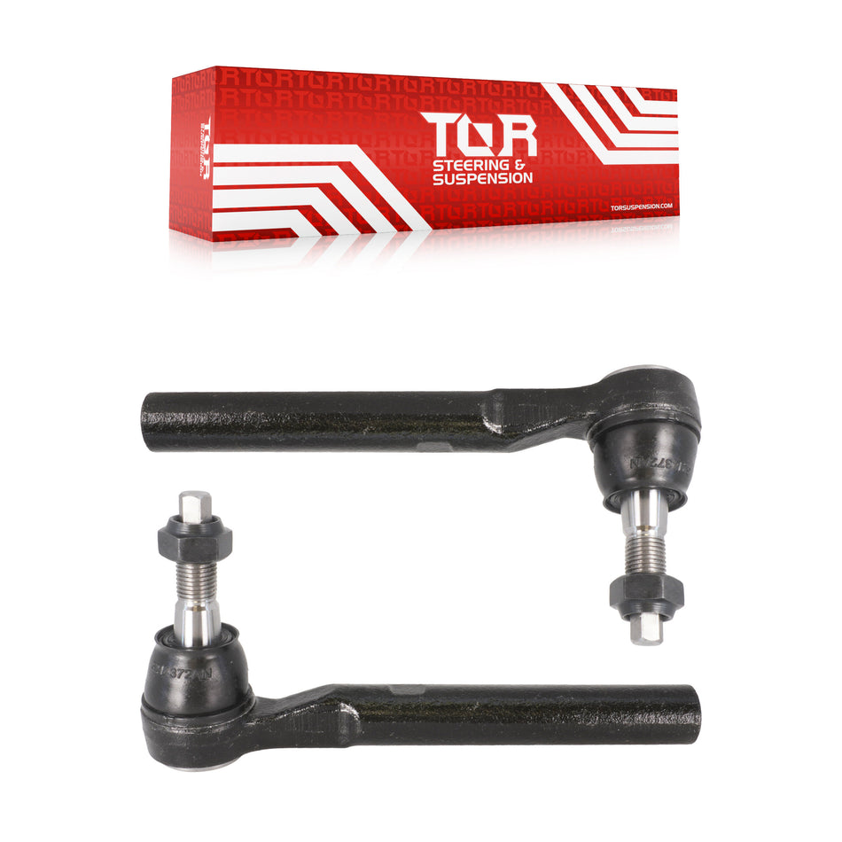 Front Outer Steering Tie Rod End Pair For Hummer H3 H3T KTR-104640