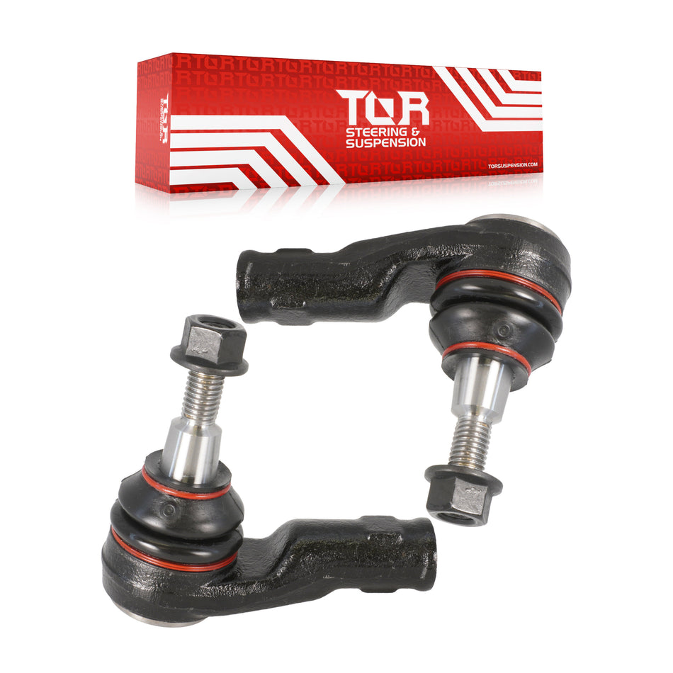 Front Outer Steering Tie Rod End Pair For Land Rover LR3 KTR-104643