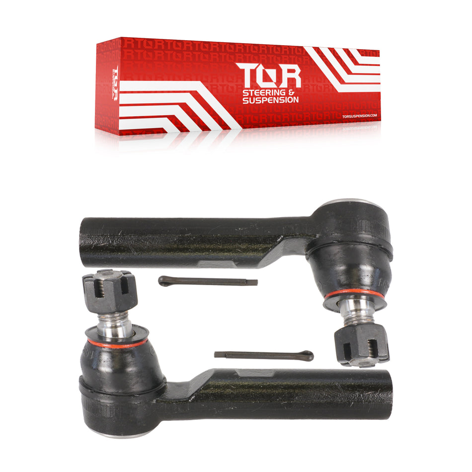 Front Outer Steering Tie Rod End Pair For Toyota Tacoma 4Runner Lexus GX460 FJ Cruiser KTR-104677
