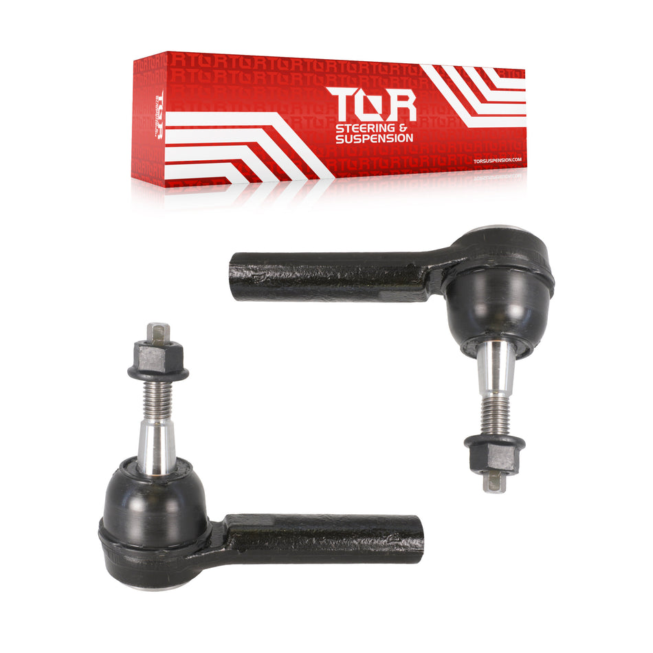 Front Outer Tie Rod End Pair For Chevrolet Equinox GMC Terrain Cadillac SRX Buick Saab KTR-104678