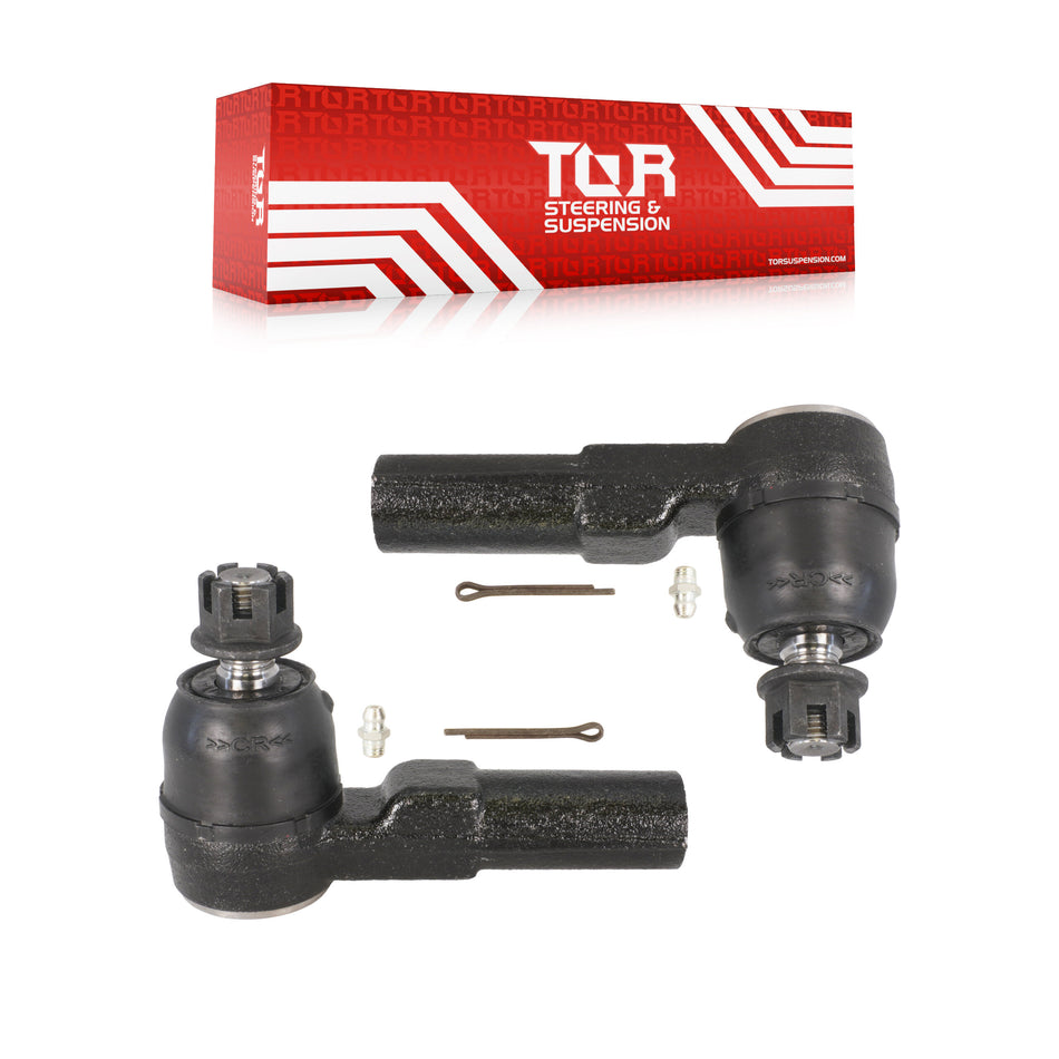Front Outer Steering Tie Rod End Pair For Mazda Protege MPV Protege5 626 Ford Probe MX-6 KTR-104679