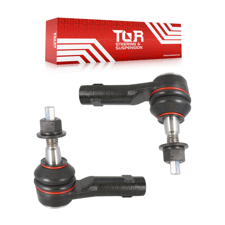 Front Outer Steering Tie Rod End Pair For Ford F-150 Lincoln Mark LT KTR-104680