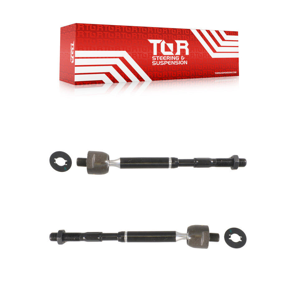 Front Inner Steering Tie Rod End Pair For Toyota Yaris Prius C KTR-104735