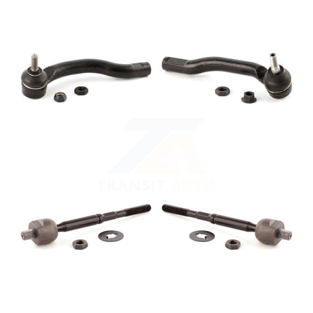 Front Outer & Inner Steering Tie Rod End Kit For Nissan Versa Cube KTR-104994