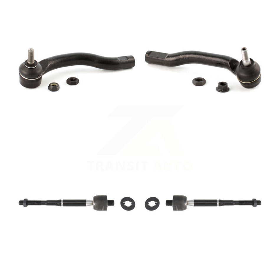 Front Outer & Inner Steering Tie Rod End Kit For Nissan Versa Cube KTR-104994