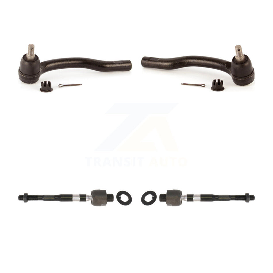 Front Outer & Inner Steering Tie Rod End Kit For 2009-2015 Honda Pilot KTR-105018