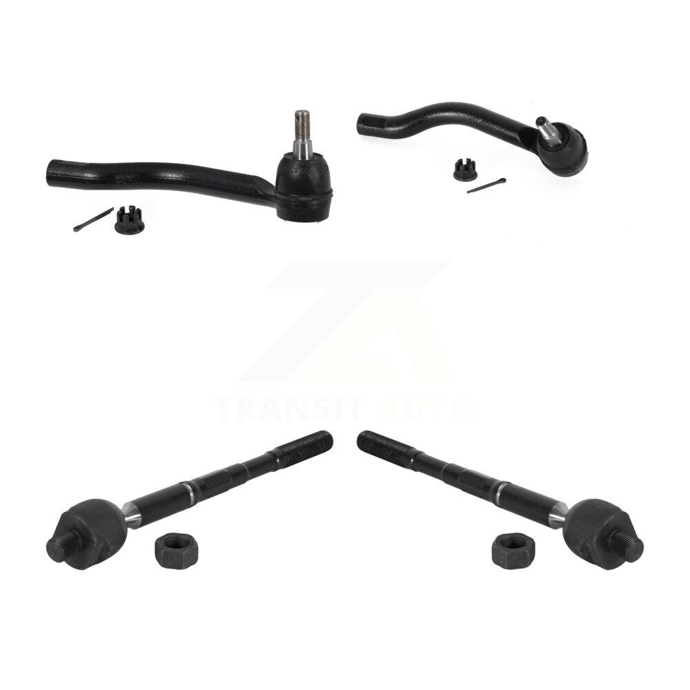Front Outer & Inner Steering Tie Rod End Kit For 2015-2024 Nissan Murano KTR-105059