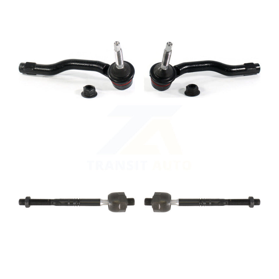 Front Outer & Inner Tie Rod End Kit For Ford Edge Fusion Lincoln Nautilus MKX MKZ Police KTR-105060