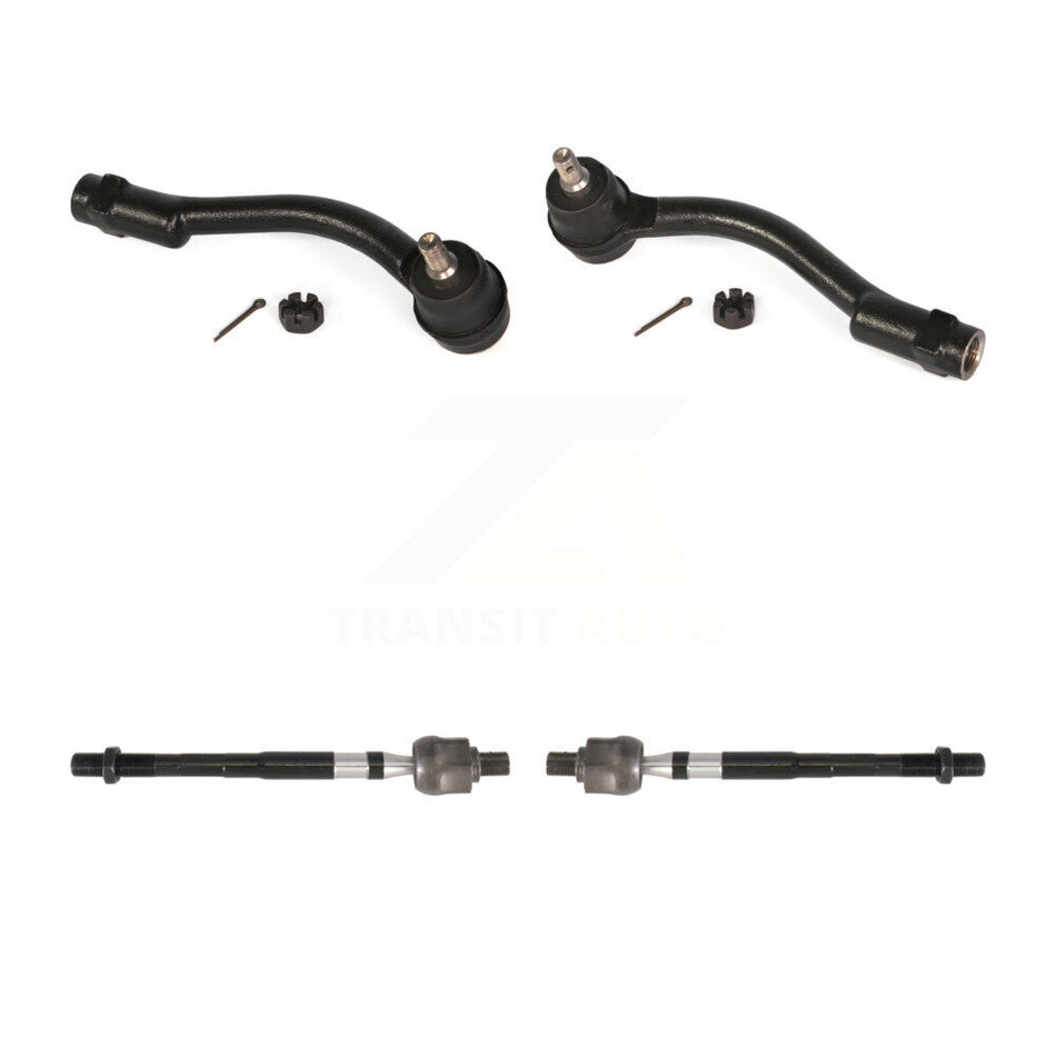 Front Outer & Inner Steering Tie Rod End Kit For 2010-2011 Kia Soul KTR-105064
