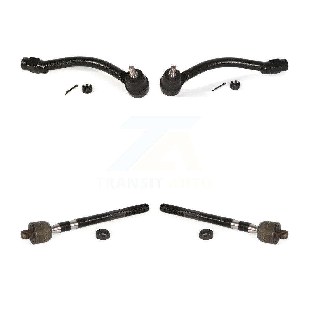 Front Outer & Inner Steering Tie Rod End Kit For Hyundai Elantra GT Veloster Coupe KTR-105066
