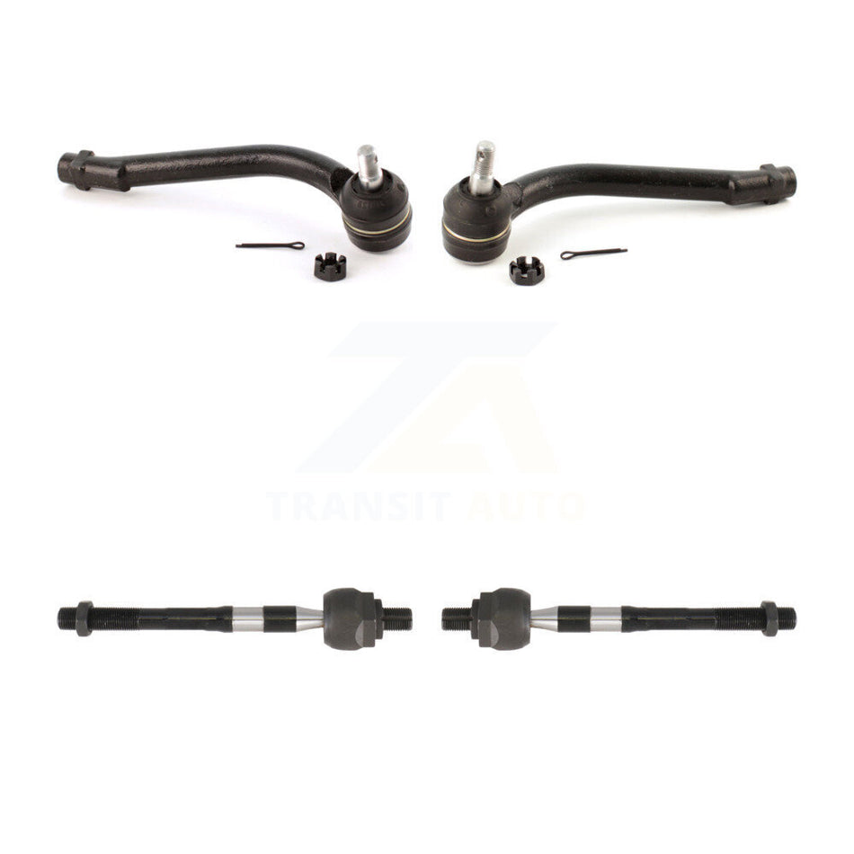 Front Outer & Inner Steering Tie Rod End Kit For 2007-2012 Hyundai Veracruz KTR-105078
