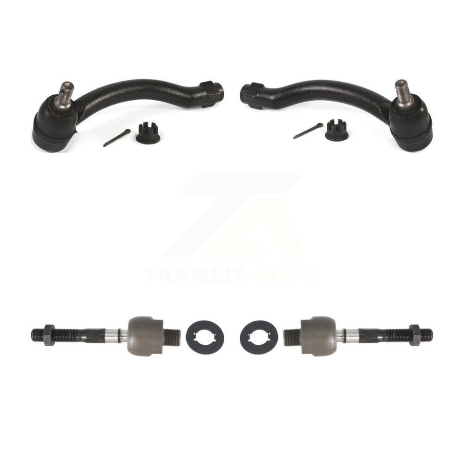Front Outer & Inner Steering Tie Rod End Kit For 2009-2014 Acura TL KTR-105088