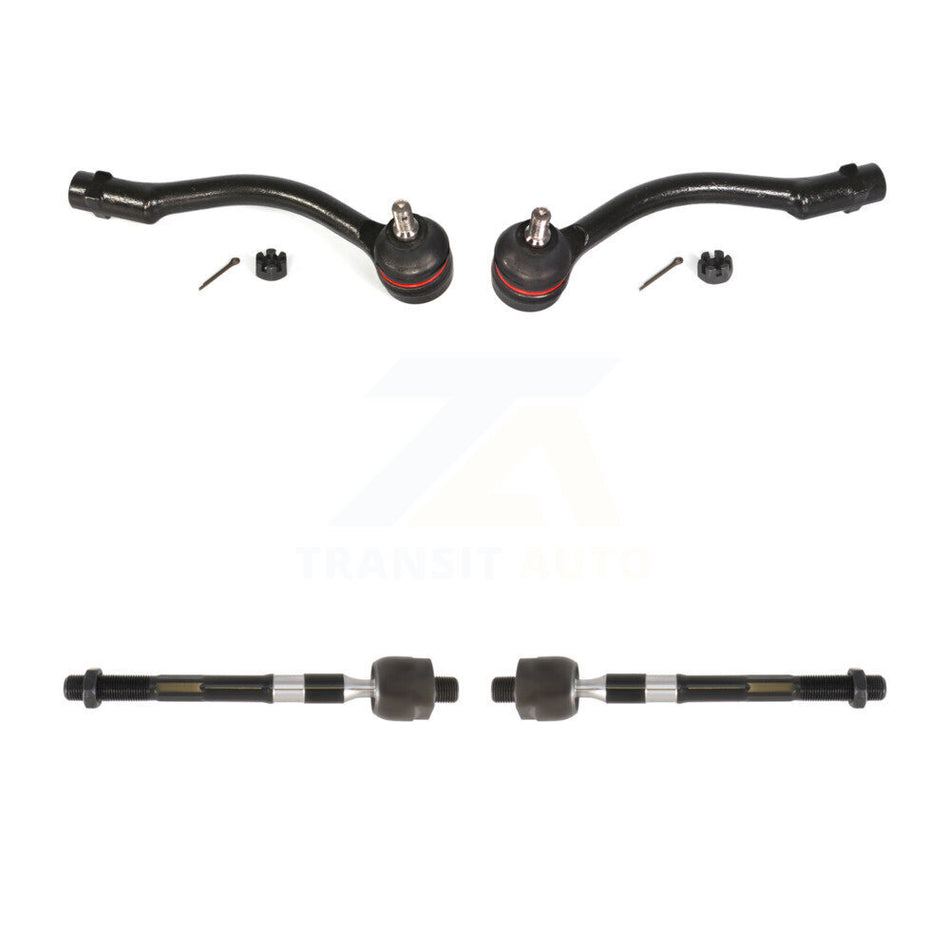 Front Outer & Inner Steering Tie Rod End Kit For Hyundai Accent Kia Rio KTR-105089