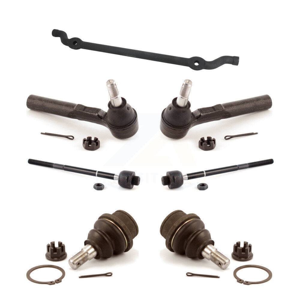 Front Inner Outer Tie Rods Center Link & Lower Ball Joints Kit For Chevrolet Silverado KTR-105124