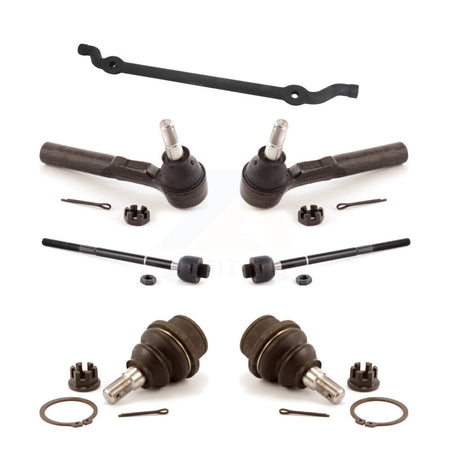 Front Inner Outer Tie Rods Center Link & Lower Ball Joints Kit For Chevrolet Silverado KTR-105124