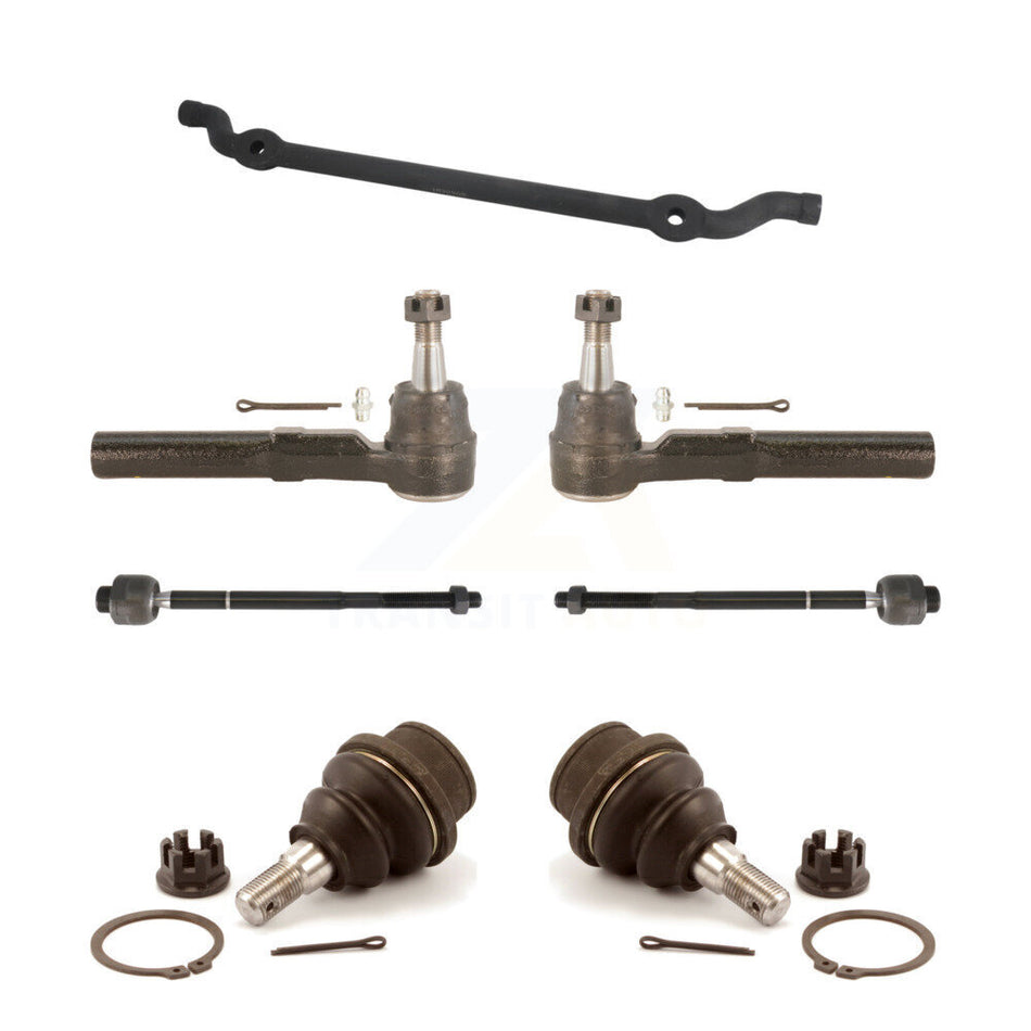 Front Inner Outer Tie Rods Center Link & Lower Ball Joints Kit For Chevrolet Silverado KTR-105124