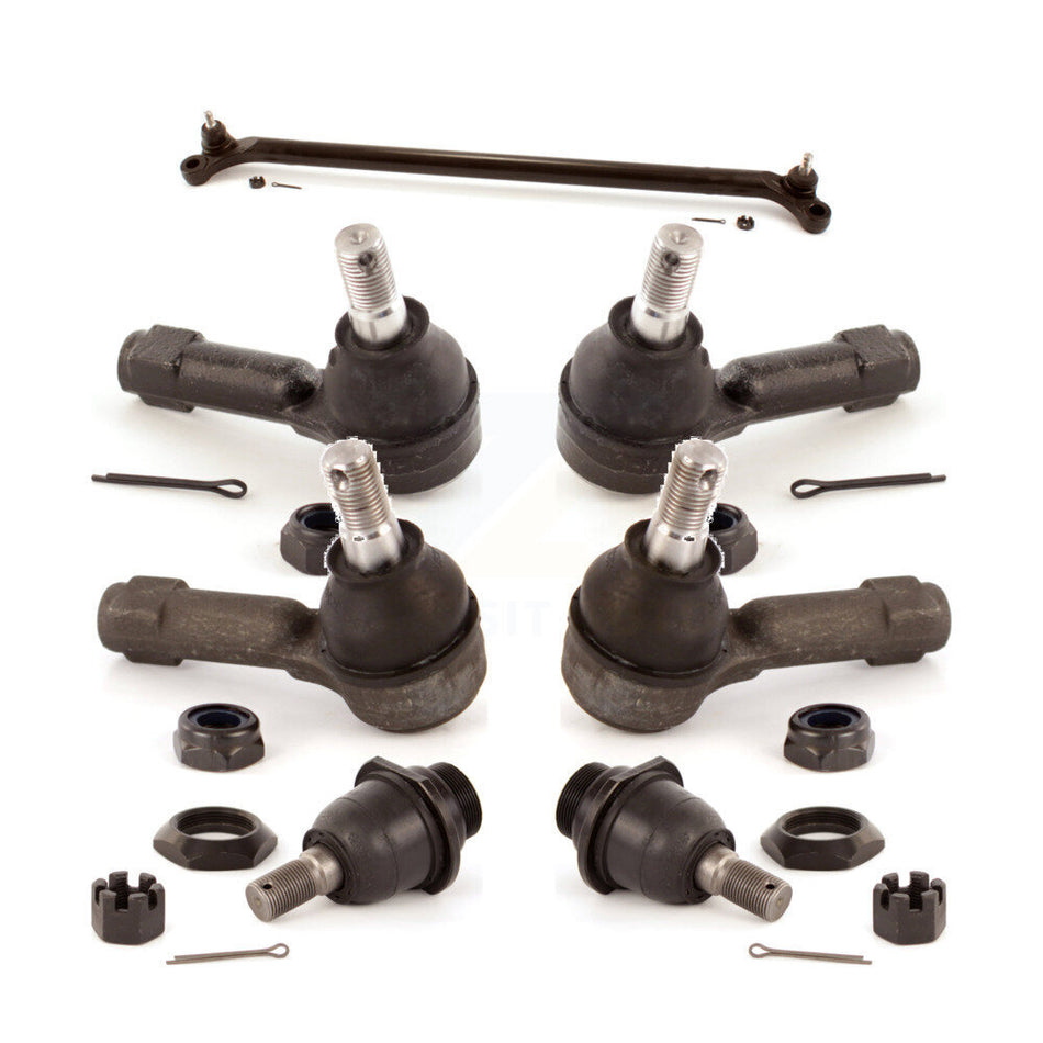 Front Inner Outer Tie Rods Center Link & Lower Ball Joints Kit For Nissan Xterra Frontier KTR-105125