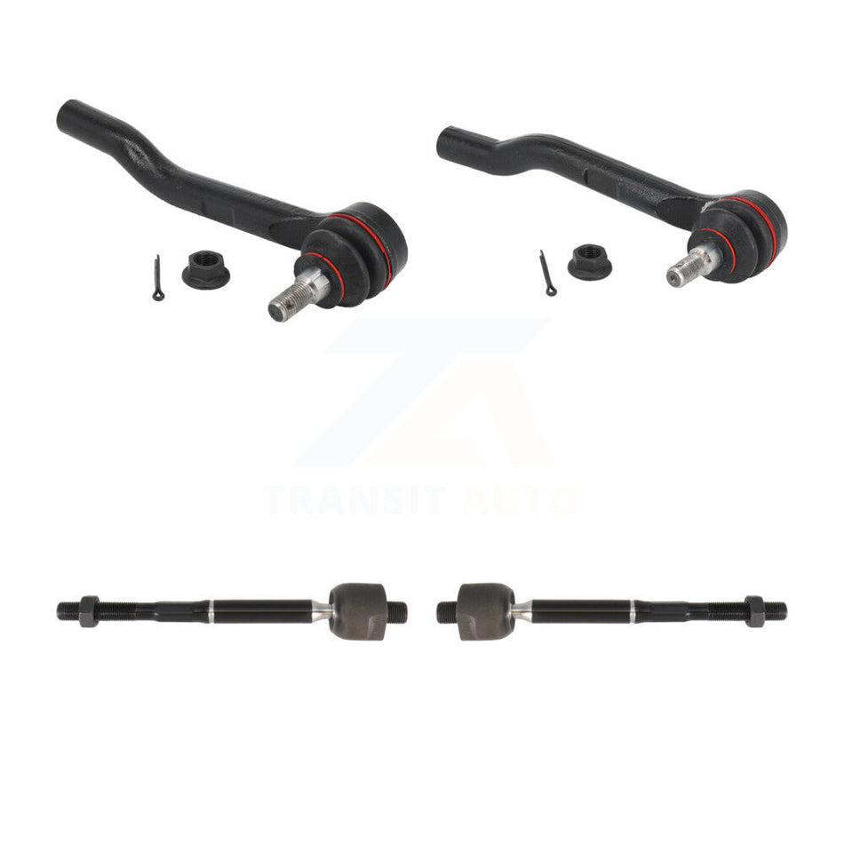 Front Outer & Inner Steering Tie Rod End Kit For 2018-2024 Honda Odyssey KTR-105130