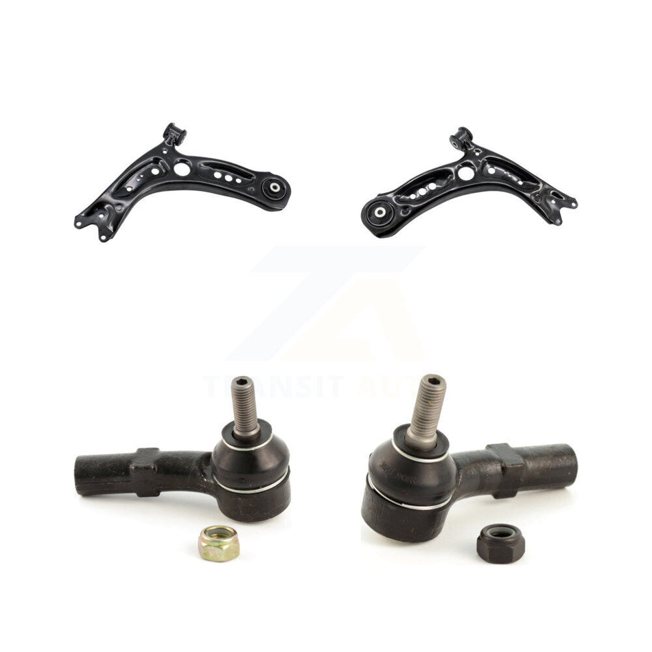 Front Suspension Control Arm & Tie Rod End Kit For Volkswagen Jetta Audi GTI A3 Quattro R KTR-105147