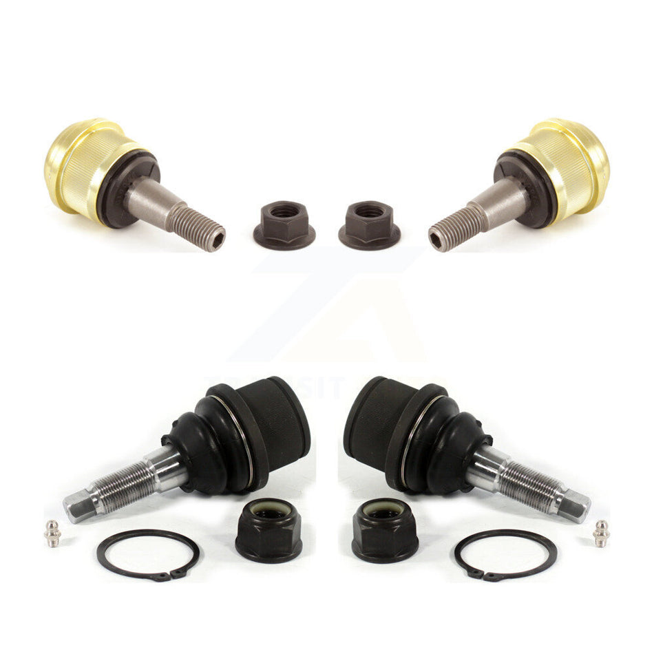 Front Lower & Upper Suspension Ball Joints Kit For Ram 3500 Dodge KTR-105365