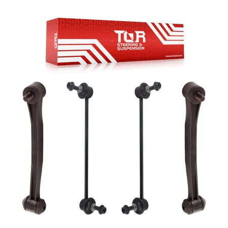 Front Rear Suspension Bar Link Kit For 2003 Mercedes-Benz CLK320 Without Sport KTR-105410
