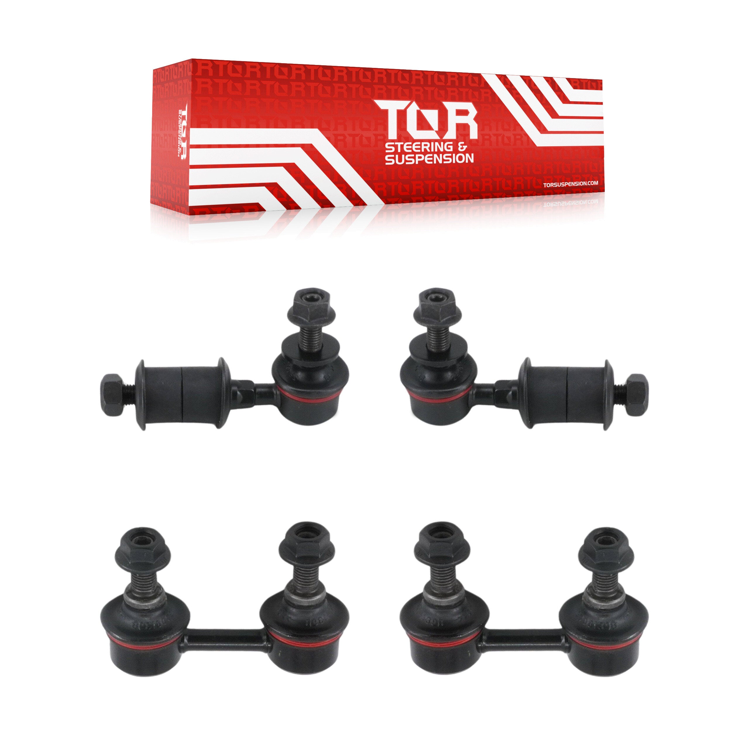 Front Rear Suspension Stabilizer Bar Link Kit For 1989-1992 Mitsubishi Mirage KTR-105415