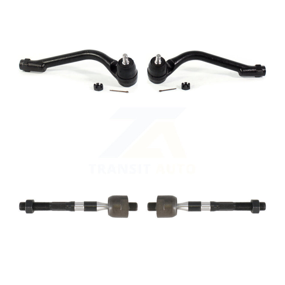 Front Outer & Inner Steering Tie Rod End Kit For 2013-2018 Hyundai Santa Fe XL KTR-105459