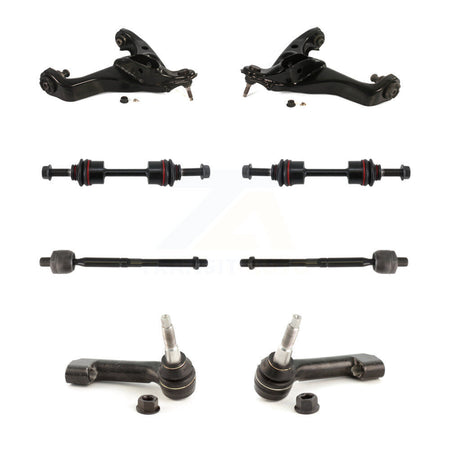 Front Suspension Lower Control Arm & Ball Joint Tie Rod End Link Kit (8Pc) For Ford F-150 KTR-105483