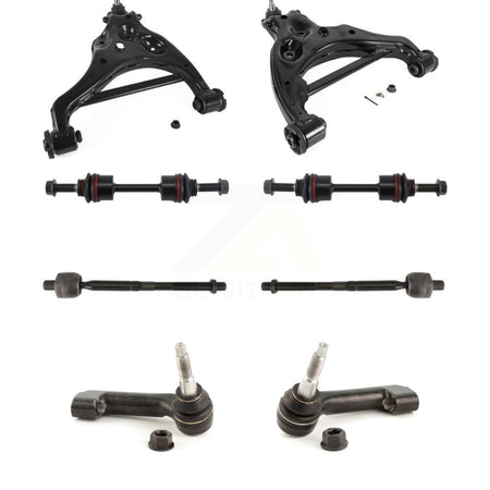 Front Suspension Lower Control Arm & Ball Joint Tie Rod End Link Kit (8Pc) For Ford F-150 KTR-105485
