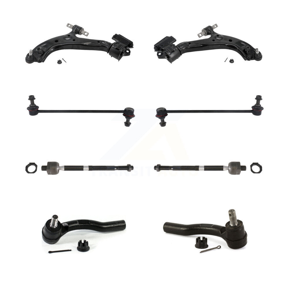 Front Lower Control Arm & Ball Joint Tie Rod End Link Kit (8Pc) For 2012-2014 Honda CR-V KTR-105492