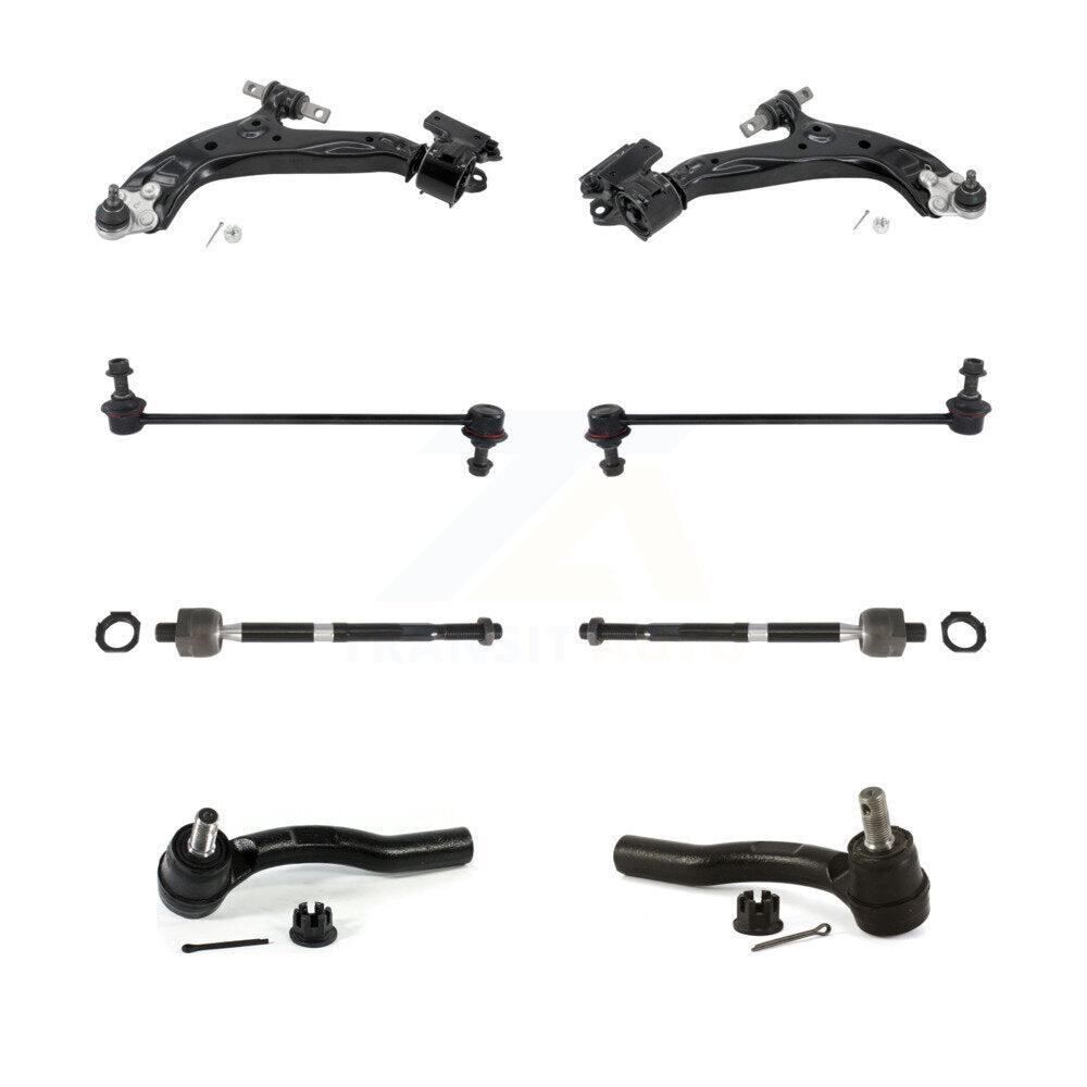 Front Lower Control Arm & Ball Joint Tie Rod End Link Kit (8Pc) For 2015-2016 Honda CR-V KTR-105493