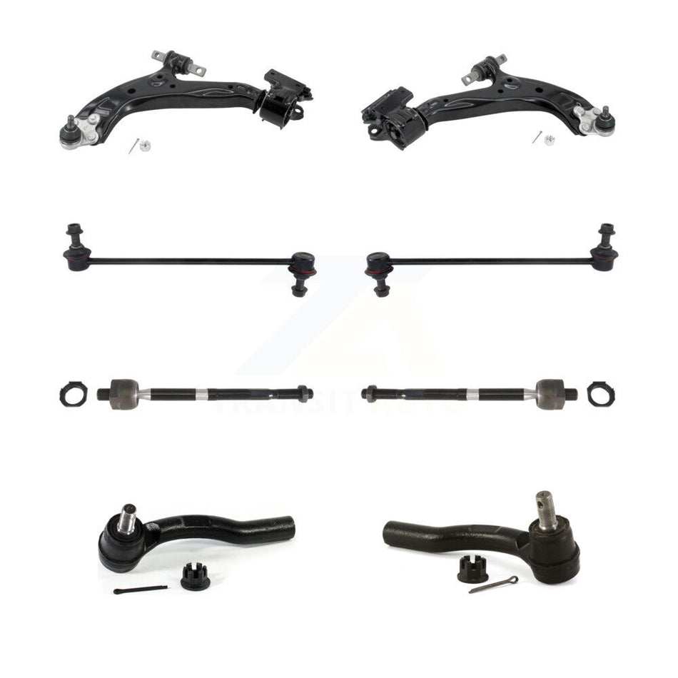 Front Lower Control Arm & Ball Joint Tie Rod End Link Kit (8Pc) For 2015-2016 Honda CR-V KTR-105493
