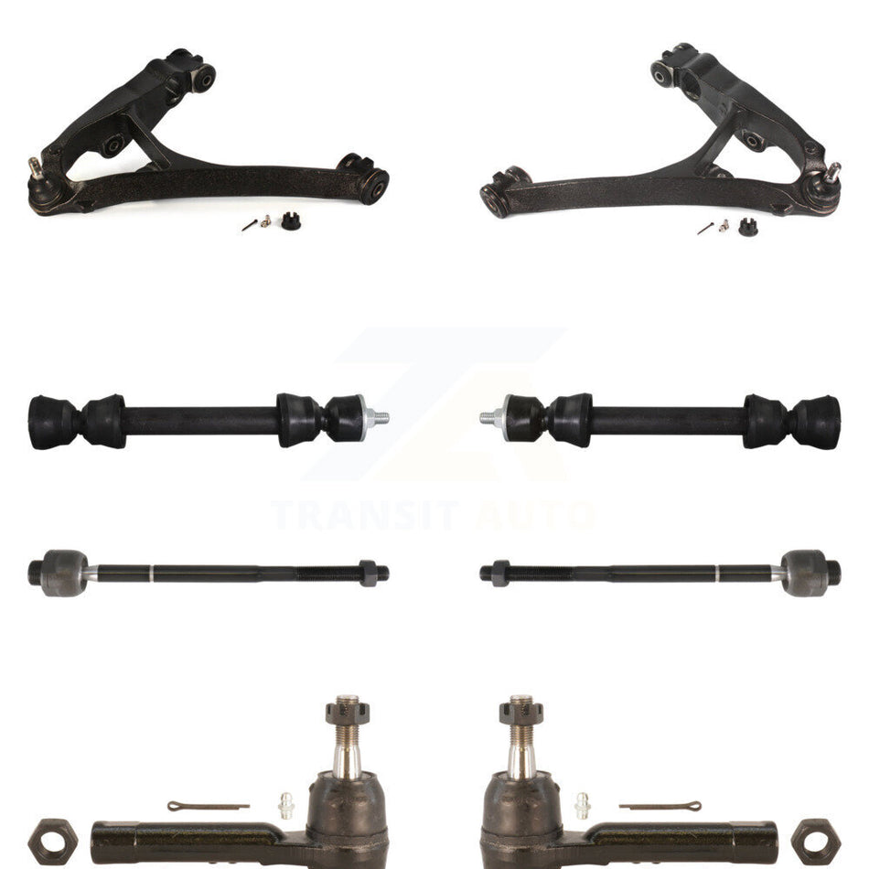 Front Lower Control Arm Ball Joint Inner & Outer Tie Rod End Link Kit (8Pc) For GMC 1500 KTR-105553
