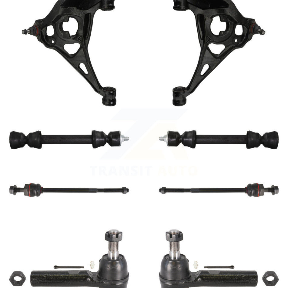 Front Lower Control Arm Ball Joint Inner & Outer Tie Rod End Link Kit (8Pc) For GMC 2500 KTR-105556