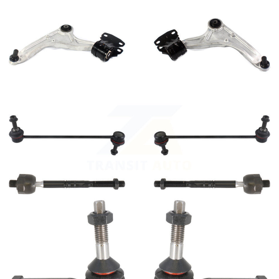 Front Lower Control Arm Ball Joint Inner & Outer Tie Rod End Link Kit (8Pc) For Ford SSV KTR-105559